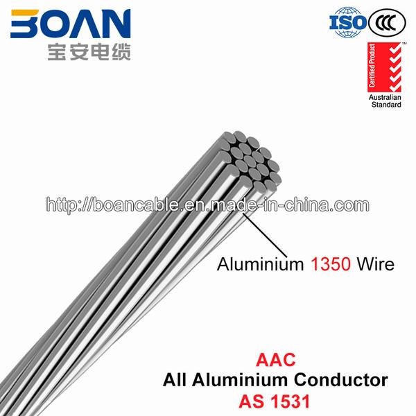 Cina 
                                 Conduttore di AAC, tutto il conduttore di alluminio (COME 1531)                              produzione e fornitore