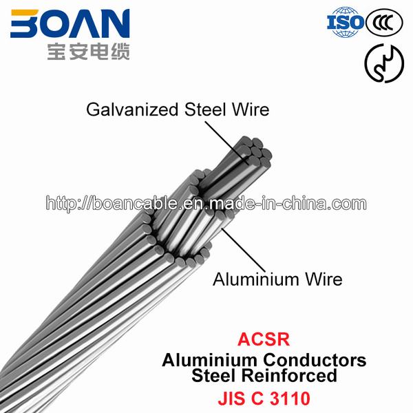 China 
                                 ACSR, los conductores de aluminio reforzado de acero (JIS C 3110)                              fabricante y proveedor