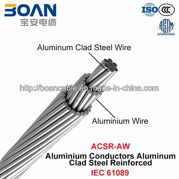 
                                 Caa/Aw, condutores de alumínio reforçado de aço revestido de alumínio (IEC 61089)                            