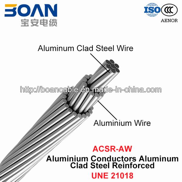 
                                 ACSR/Aw, алюминиевых проводников алюминия стальные усиленные (UNE 21018)                            