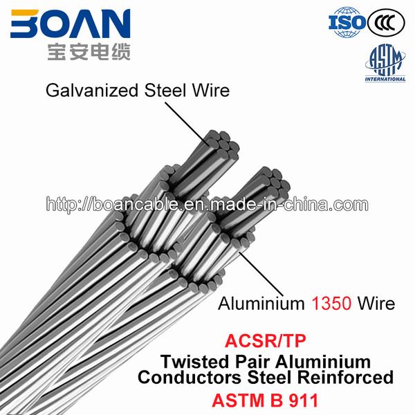 Китай 
                                 ACSR ACSR/TP, витая пара проводник (ASTM B 911)                              производитель и поставщик