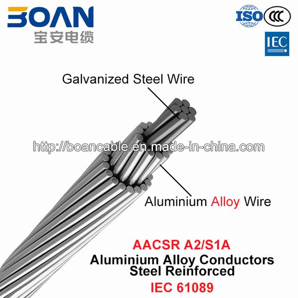 
                                 Aacsr, Aluminiumlegierung-Leiter-Stahl verstärkt (Iec 61089)                            