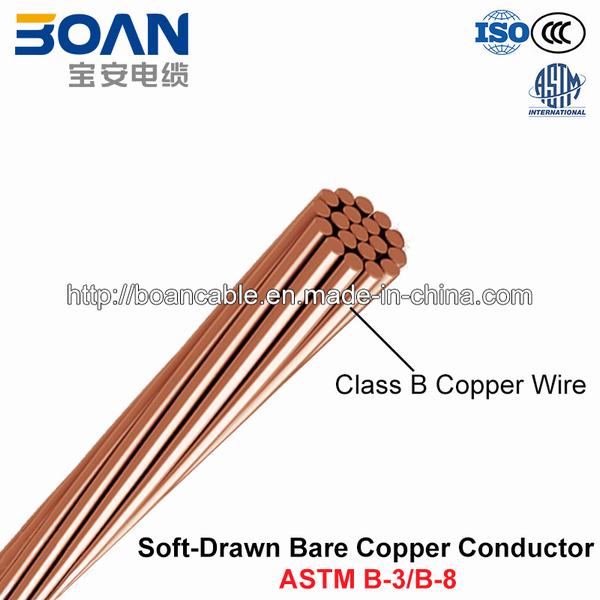 China 
                        Bcc, Soft-Drawn Bare Copper Conductor (ASTM B3/B8)
                      manufacture and supplier