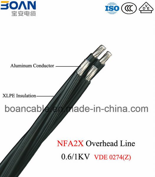 China 
                        NFA2X, Al/XLPE Overhead Line, 0.6/1kv, VDE 0274 (Z)
                      manufacture and supplier