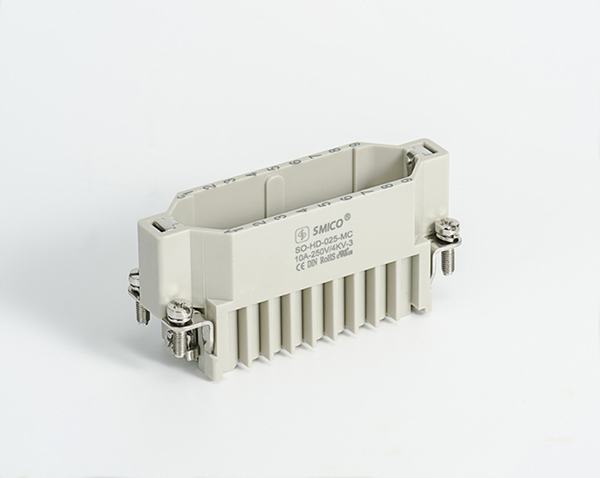 China 
                        09210253001 25 Pin Heavy Duty Connector Power Electric Crimp Terminal Cable Connector Rectangular Connector Male Insert
                      manufacture and supplier
