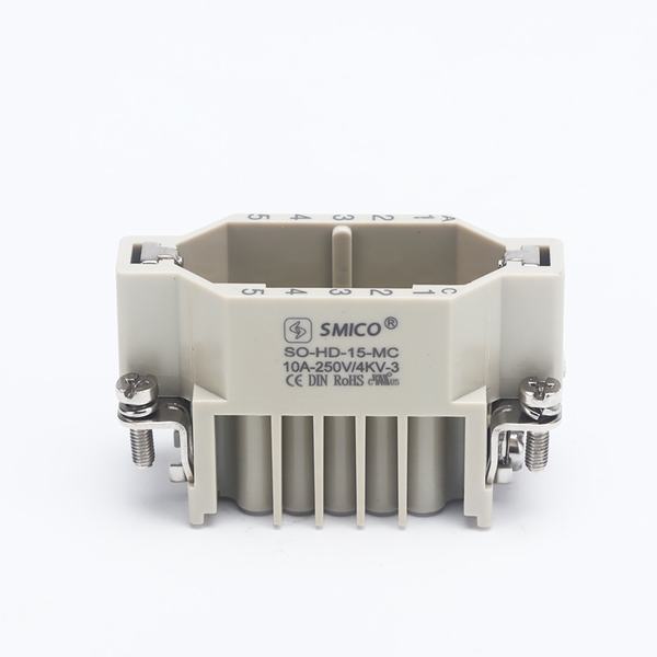 China 
                        09360083001 15 Pin Heavy Duty Connector Power Electric Crimp Terminal Cable Connector Rectangular Connector Male Insert
                      manufacture and supplier