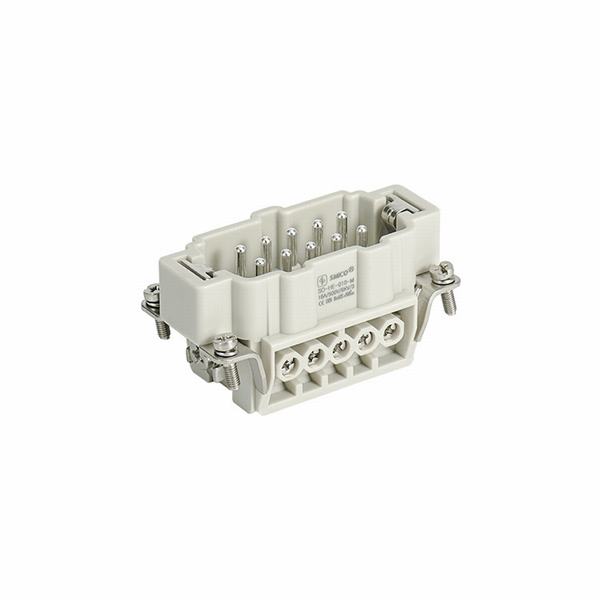 China 
                        16A 10 Pin Rectangular Connector Replace Harting Han E 10 POS M Insert Screw 09330102601
                      manufacture and supplier