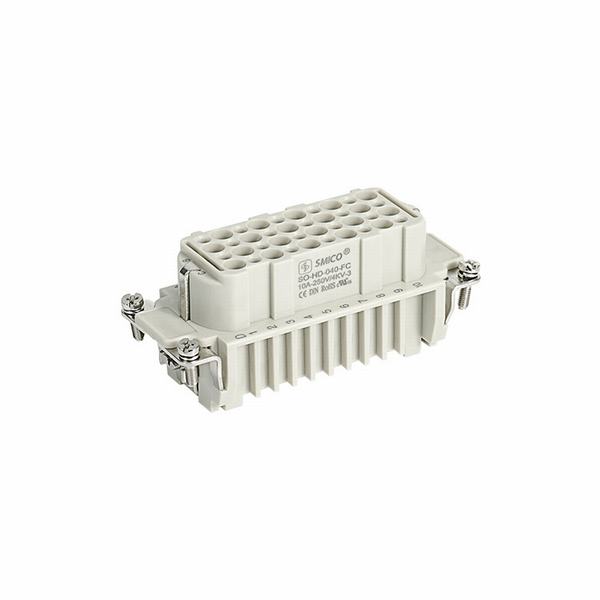 China 
                                 40pin 10HD-040-Mc crimpar conectores tipo multipolar Industrial                              fabricante y proveedor
