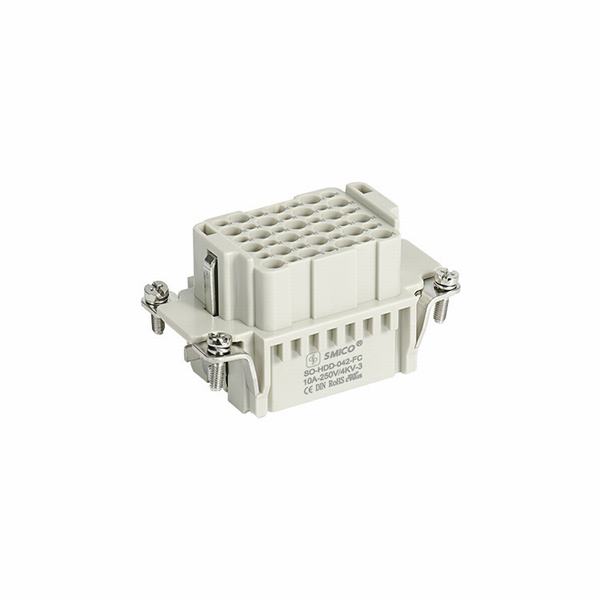 China 
                        Han 42 Pin Heavy Duty Multi Pin Connector HDD-042 Rectangular Connector 09160423101
                      manufacture and supplier