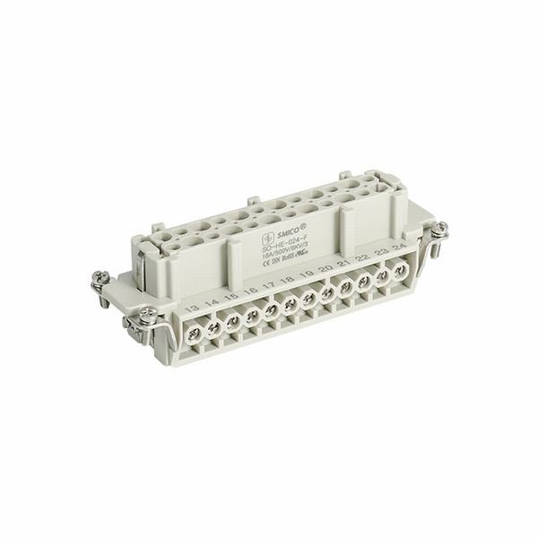 China 
                        He Male 24 Poles Heavy Duty Rectangular Connectors Temperature Controller Connetor 09330242601
                      manufacture and supplier