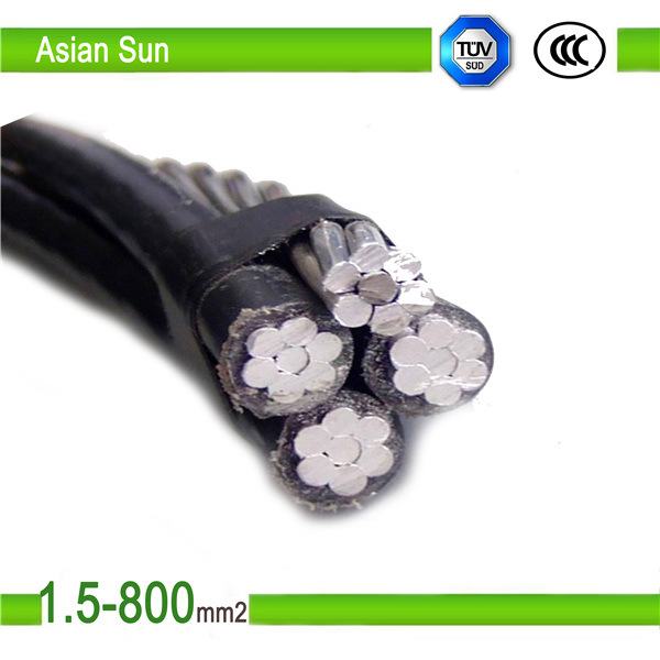 China 
                                 Alumínio Termorresistente 25mm2 cabos esmaltados Antena compacta cabo ABC                              fabricação e fornecedor