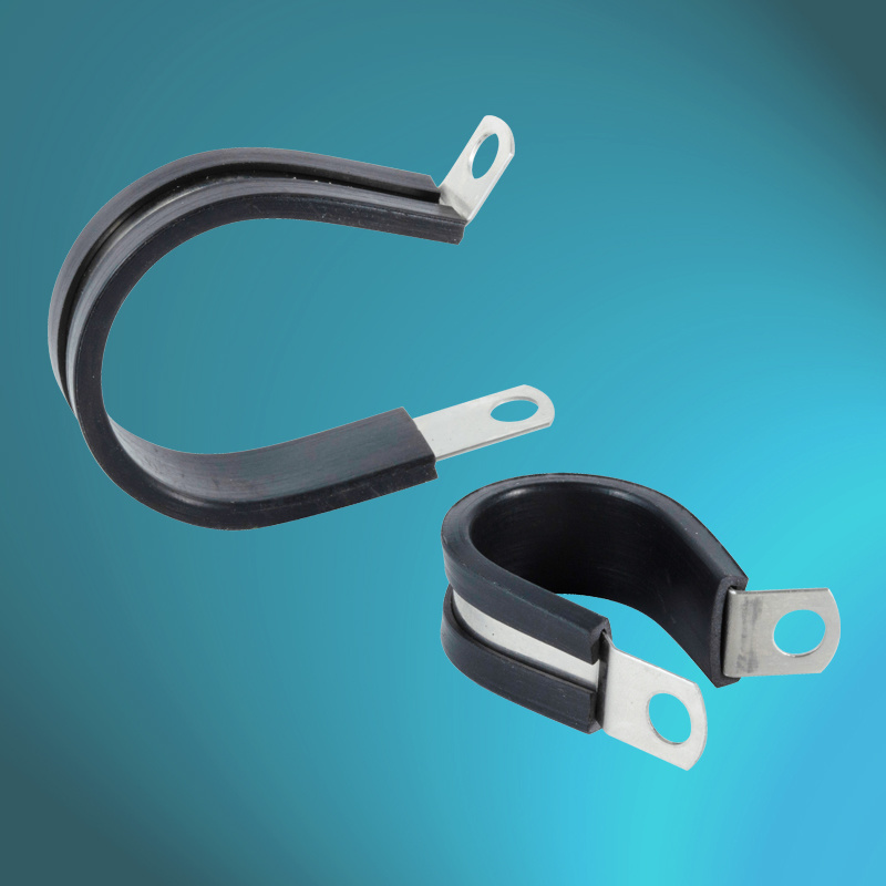 
                Chinese Direct Factory Plated Steel Fixing Clip with PVC Liner
            