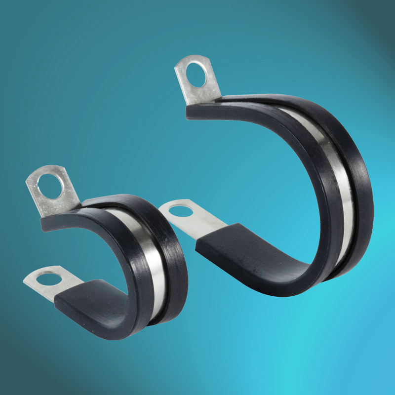 
                Europe Standard Rubber Lined Steel Cable Clamps
            