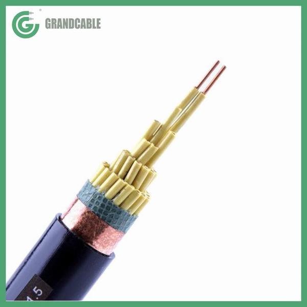 China 
                        0.6/1kV 12X2.5mm2 Copper Core PVC Insulated PVC Sheathed with Copper Tape Screen Control Cable
                      manufacture and supplier