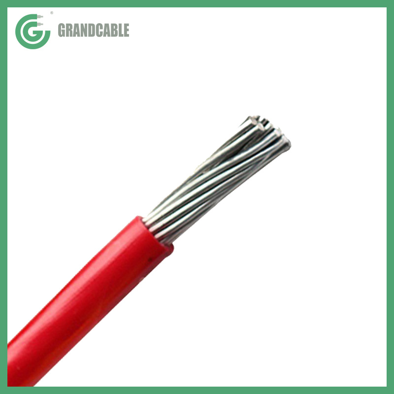 
                Cable al SD de 10mm sq con aislamiento de PVC rojo
            
