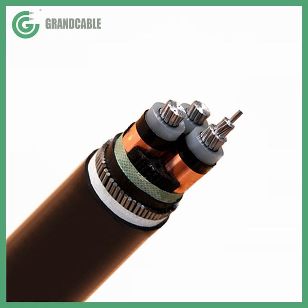 China 
                                 Cable de alimentación de 33kV XLPE conductor aislado de aluminio 400mm cuadrados de tres núcleos armadura SWA 19/33kV                              fabricante y proveedor