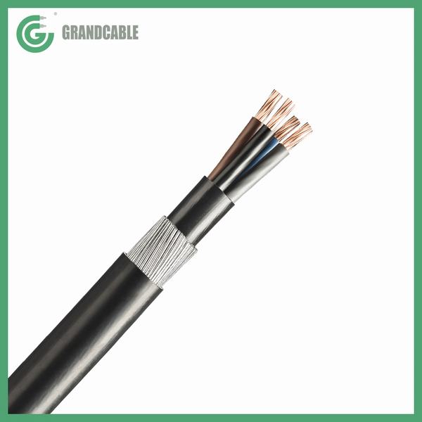 
                                 4x240mm2 BS5467 basse tension de câble blindé avec isolation XLPE PVC 600/1000Sheahted V                            