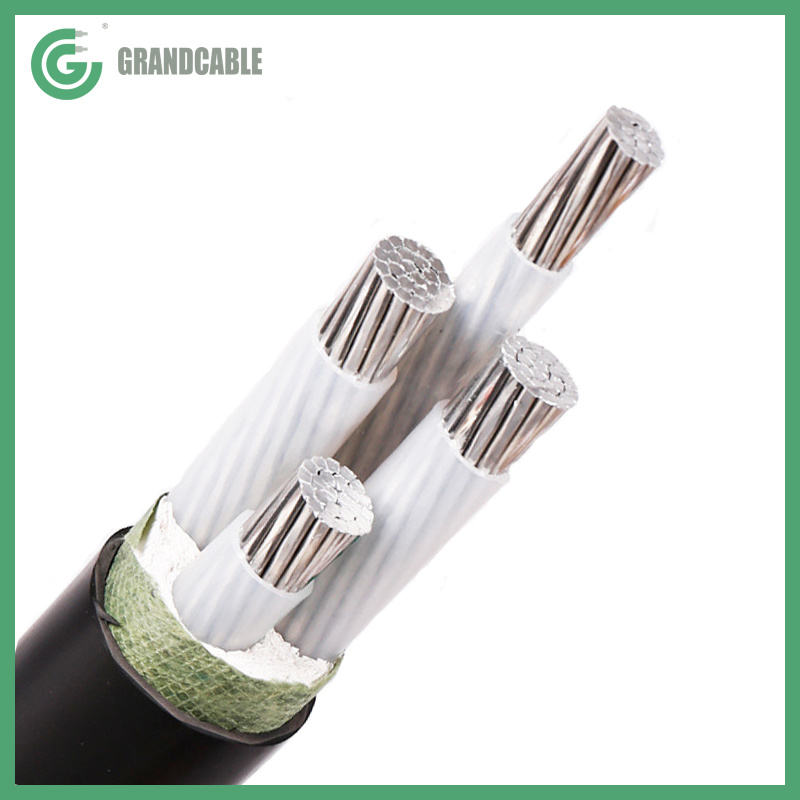 
                CABO-BT 0,6/1kVLXAV 4x150mm2 Aluminum Cable PVC Insulation PVC Sheath LV Power Cable
            