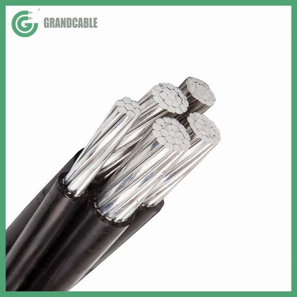 
                                 Conductor, ABC, LV, 3x185+120+16 mm2, MDPE câble résistant aux UV, 0.6/1kV                            