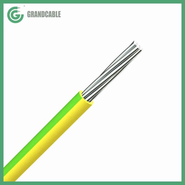 Chine 
                                 Câble conducteur de terre, 120mm2,, en cuivre étamé isolés en PVC jaune vert le fil électrique                              fabrication et fournisseur