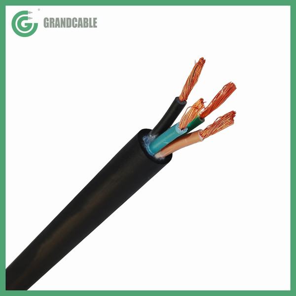 China 
                        Flexible Electrical Copper Conductor Rubber Cable, 3X2.5mm2, 450/750V H07RN-F
                      manufacture and supplier