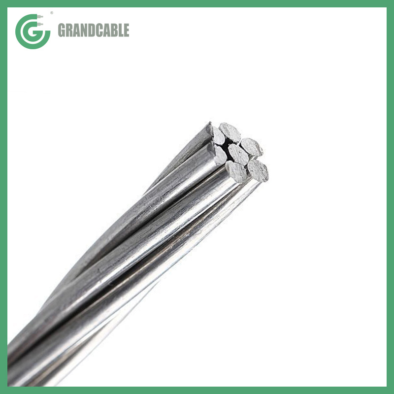 
                Galvanized Steel Wire 7x2.80mm Câble de mise à la terre (acier galvanisés section 43mm²)
            