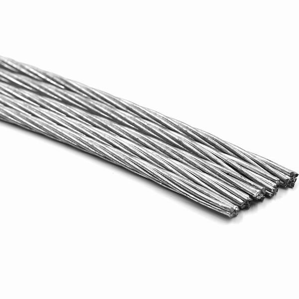 Chine 
                                 1X7 Câble en acier galvanisé de rester sur le fil Guy sur le fil conducteur de la norme ASTM                              fabrication et fournisseur