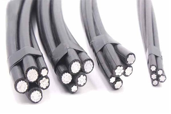 China 
                                 600/1000V aislamiento XLPE de aluminio de doble cara cable 6 AWG Cable ABC                              fabricante y proveedor