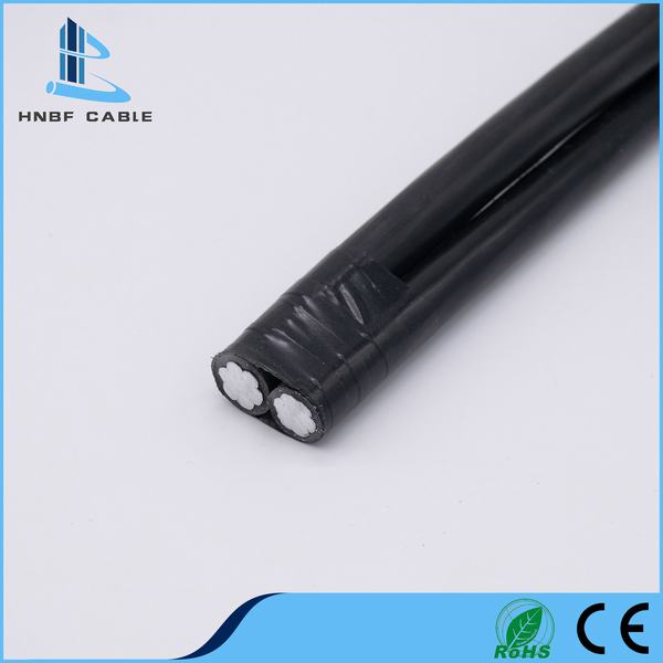 Chine 
                                 600V 2X16MM2 ABC câble câble aérien en aluminium avec isolation XLPE                              fabrication et fournisseur