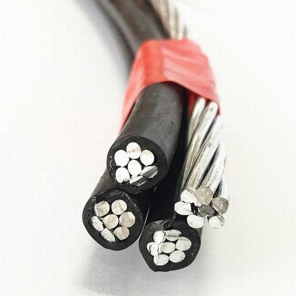 China 
                        ASTM Standard 600V 3*6+6AWG Quadruplex Service Drop Aluminum Conductor ABC Cable
                      manufacture and supplier