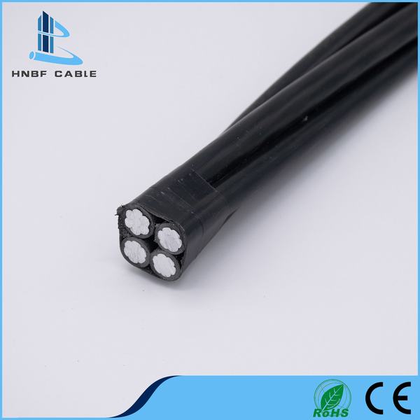 China 
                                 El conductor de aluminio con aislamiento de PE XLPE Quadruplex de cable Cable superior                              fabricante y proveedor