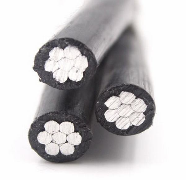 
                        Aluminum Stranded Conductor XLPE Insulation Aerial Twisted Cable Overhead ABC Cable
                    