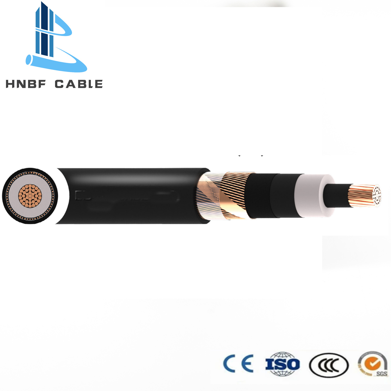 
                        Medium Voltage Single Core Cable 6/10 Kv, 12/20 Kv, 18/30 Kv, 19/33kv N2xs2y / N2xs (F) 2y / N2xs (FL) 2y Cables
                    