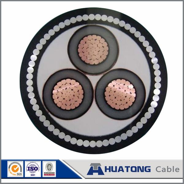 China 
                                 A tensão média de 3 condutores de cobre/alumínio termorresistente Isolados em XLPE blindados de cabo de alimentação                              fabricação e fornecedor