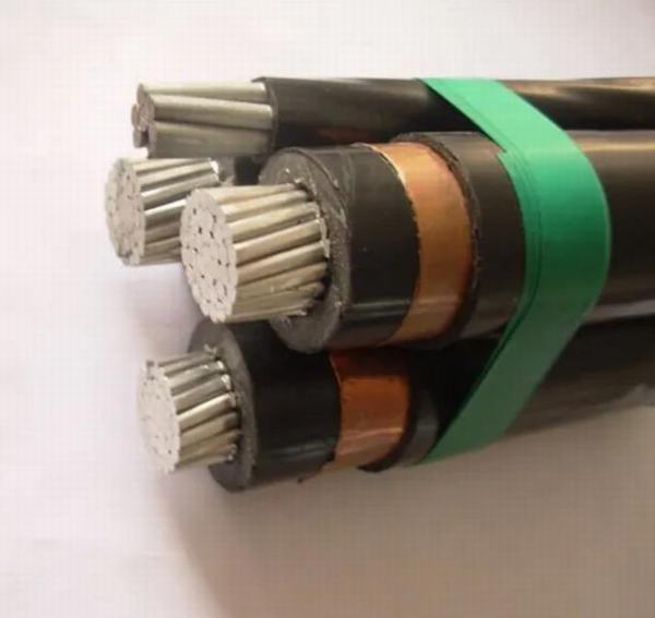 China 
                                 Mv 33kv 3X150+50 Sobrecarga Sqmm cabo com isolamento do cabo do pacote de antena do ABC                              fabricação e fornecedor