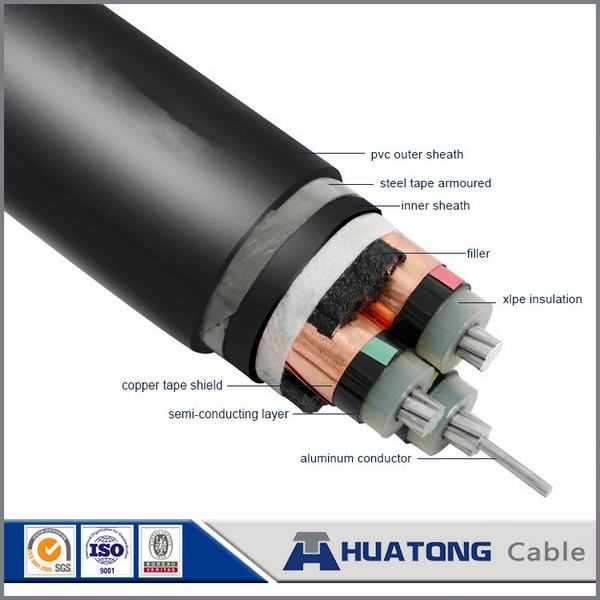 Chine 
                                 Ruban en acier avec isolation XLPE blindé de câble électrique                              fabrication et fournisseur