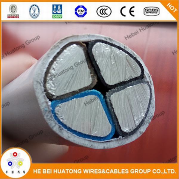 Chine 
                                 4 kv 0.6/1Core 95mm2 150mm2 240mm2 en aluminium solide XLPE/isolant en PVC Gaine en PVC du câble d'alimentation pour le marché européen Eaxvb                              fabrication et fournisseur