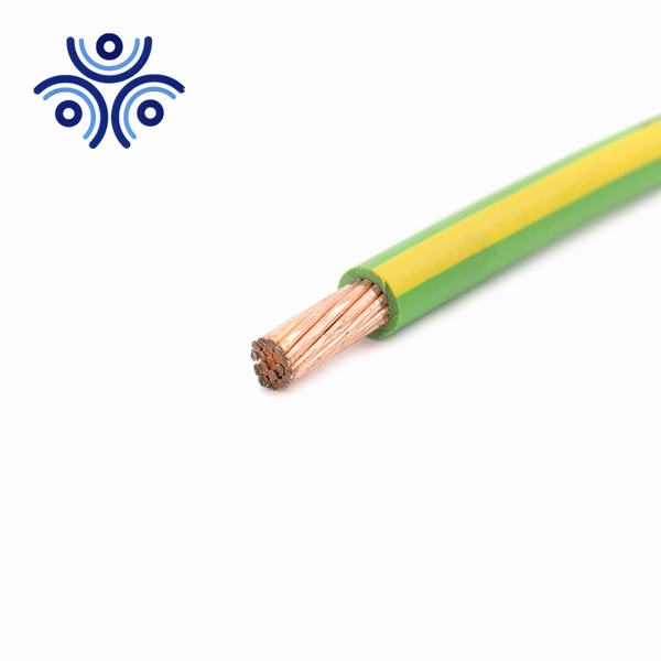 
                        0.6/1kv 4mm2 35mm2 PVC Insulated Earth Green Yellow Wire Cable with V-90
                    