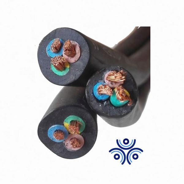 
                        3core 10mm2 Copper Rubber Insulation and Sheath Flexible Cable H05rn-F H07rn-F
                    