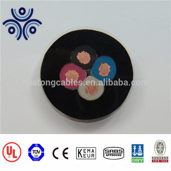 China 
                                 4-adriges, Gummiummanteltes 120 mm2 H07rn-F H05rn-F-Kabel                              Herstellung und Lieferant
