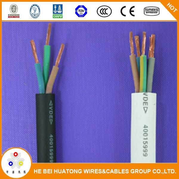 China 
                                 450/750V 3*3*1,5 mm2 de 2,5 mm2 Cable Flexible de goma                              fabricante y proveedor