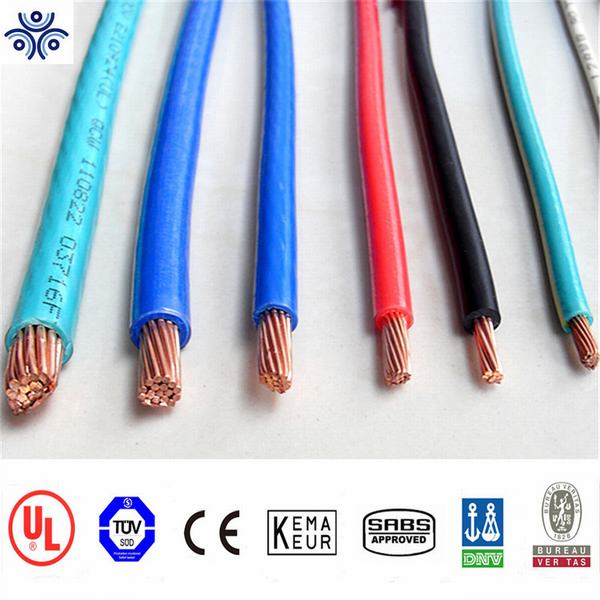 China 
                                 600V cable flexible de 2,0 mm de cobre de TW2 Thhn negro cable sólido de 3,5 mm2                              fabricante y proveedor