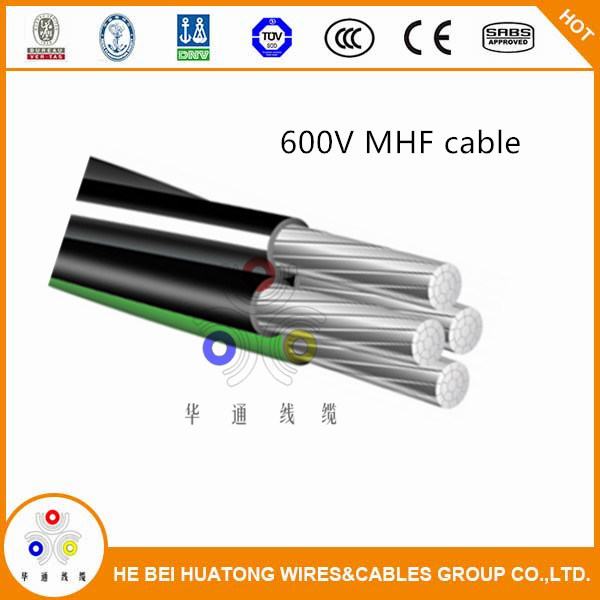 China 
                                 El mejor precio 600V Serie 8000, el conductor de aleación de aluminio Quadplex Rhh Rhw-2 usan-2 4/0 2/0 Sdw casa móvil Cable Cable alimentador Mhf                              fabricante y proveedor