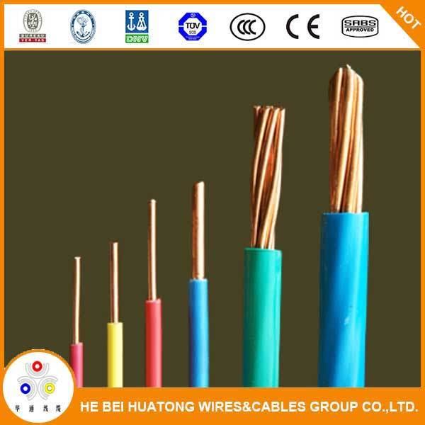 
                                 IEC 60227 Standard de 4 mm2 Conducteur en cuivre multibrins isolant en PVC sur le fil Hot Sale                            
