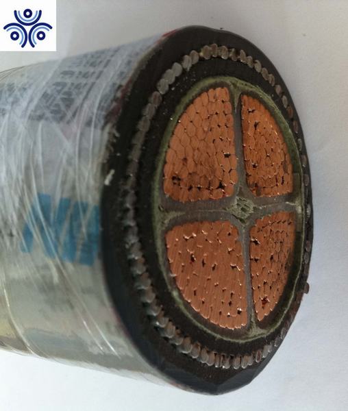 China 
                                 A norma IEC 26/35kv Isolados em XLPE fita de cobre PVC blindagem com bainha de fio de aço blindados de cabo de alimentação                              fabricação e fornecedor