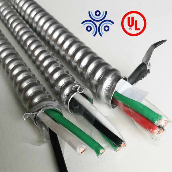 China 
                        Mc Cable 12/2 12/3 12/4 AWG Metal Clad UL Cable
                      manufacture and supplier