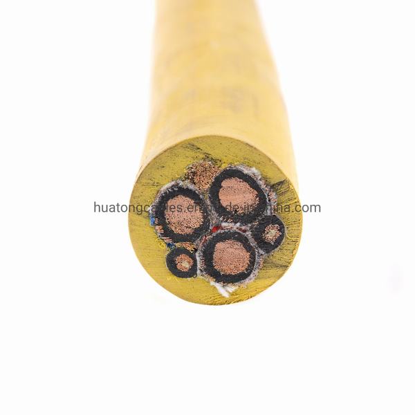 China 
                        Rub Type61 35mm² Scrx3+6mm² X2 Pilot 1X16mm² Ecc 640/1100V Yel 100 Mining Cable
                      manufacture and supplier
