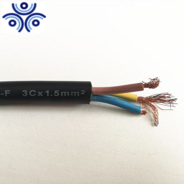 China 
                        Rubber Sheathed Flexible Cable Wire with UL, TUV, Ce Certificate
                      manufacture and supplier