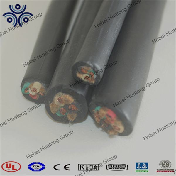 
                                 Gemäß UL Zugelassenes, tragbares 600-V-Kabel mit 3 Kernen, 18 AWG, Soow, hergestellt in China                            