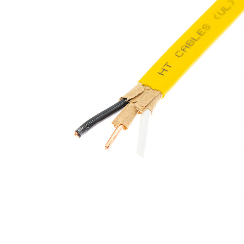 
                UL719 Certificated Flat Wire Cable NMB 12/3 12/2 14/2 Copper with Ground Nonmetallic Sheathed Cable
            